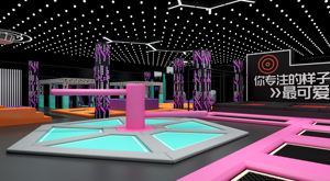 Thương mại sân chơi trong nhà Pro Augustine PVC Trampoline công viên núi lửa leo núi Ninja khóa học hiệu suất khu vực tương tác - Product Image 6