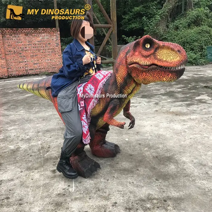 My Dino-disfraz de dinosaurio Robot de acero Real para adultos, DZ028