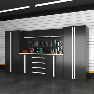 车间重型工作台工具柜带抽屉金属车库储物工具箱柜 - Product Image 6
