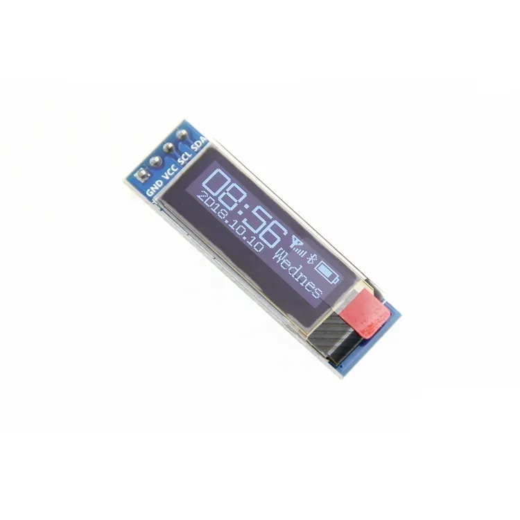 0.91 인치 OLED 모듈 0.91 "화이트 블루 OLED 128X32 OLED LCD LED 디스플레이 모듈 0.91" IIC 통신 SSD1306