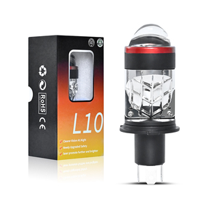 Fabrika toptan araba farlar küçük lazer lens L10 H4 mini biled projektör 55w 6000k araba araba aksesuarları için led ışıkları 2024 - Product Image 1