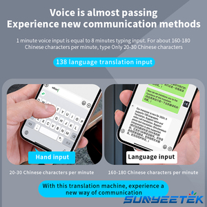 Itranstalk Smart Language Translator für Englisch Deutsch Spanisch Französisch Nieder län disch Italienisch 138 Sprachen Übersetzungs gerät - Product Image 5