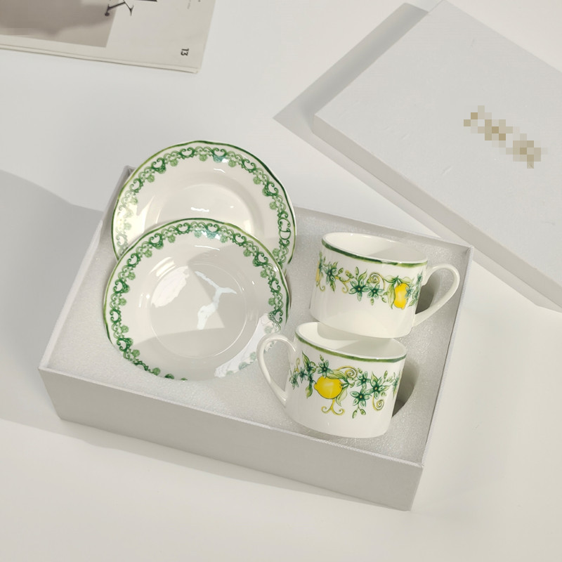 Green 2cup 2saucer