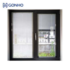 GONHO Aluminum Frame Adjustable Glass Louver Windows Aluminium <strong>Louvre</strong> Shutter Window <strong>Large</strong> Shutters for Windows - Product Image 4