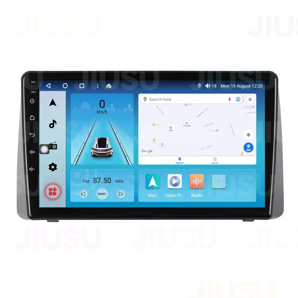 Rádio multimídia para carro Android 12 DVD player para Dodge Grand Caravan 2008-2020 tela de toque estéreo Carplay DSP BT GPS