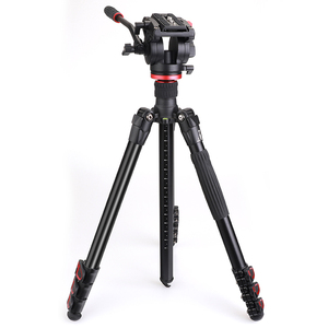 Bán Buôn Chất Lượng Cao Nhỏ Gọn Nhôm <span class=keywords><strong>Tripod</strong></span> Với Video Head Pan Nghiêng Máy Ảnh <span class=keywords><strong>Tripod</strong></span> Stabilizer - Product Image 1