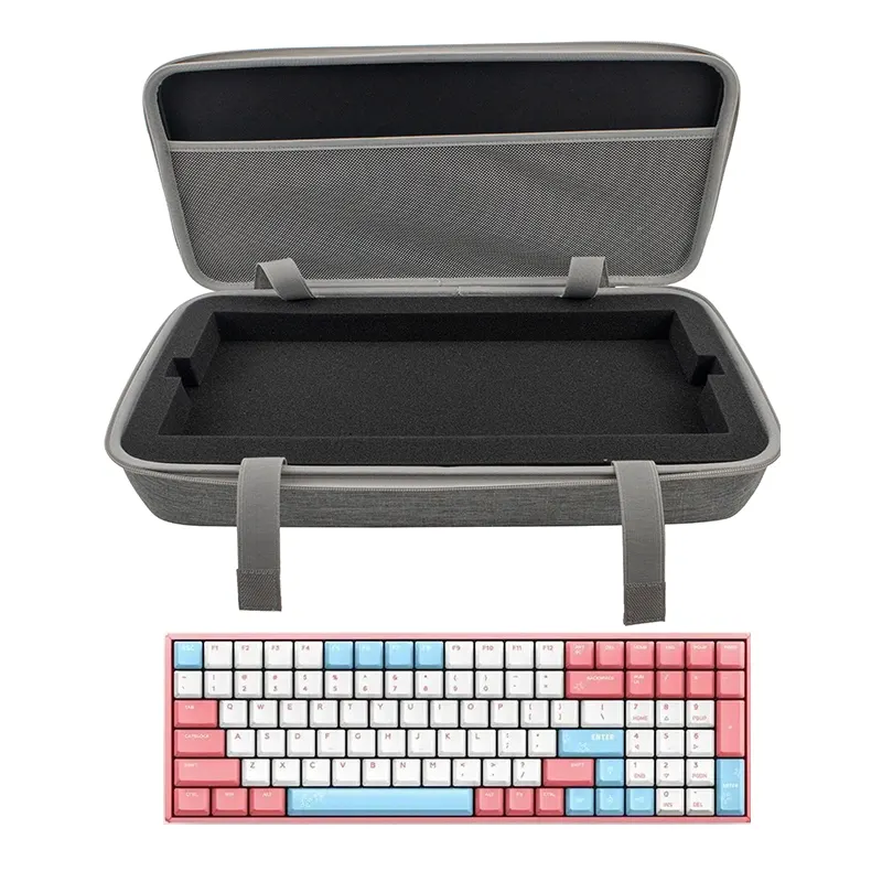 अनुकूलित पोर्टेबल ले जाने के लिए ईवा मामले यांत्रिक कीबोर्ड ईवा हार्ड कीबोर्ड मामले बैग