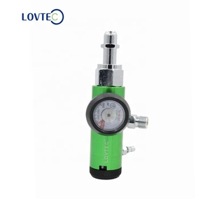 Lovtec G5/<span class=keywords><strong>8</strong></span>ブルノーズ医療用吸入器酸素レギュレーター、加湿器ボトル付き
