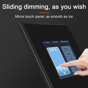 Lanbon L8 1 Gang 2 yollu 3 yollu Wifi güç izleme ile akıllı ışık anahtarı LED Dimmer akıllı anahtar - Product Image 5
