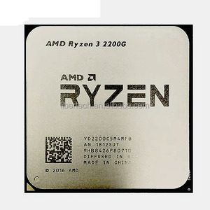 バルク価格AMD Ryzen 3 R3 2200G 3.5GHz 4コア4スレッド中古旧CPUデスクトップPCコンピュータプロセッサAM4用 - Product Image 2