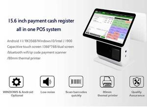 Hot Selling 15.6 Inch <strong>Android</strong> <strong>Pos</strong> Capacitive <strong>Touch</strong> Screen All in One <strong>Pos</strong> Systems for Small Retail Business - Product Image 6