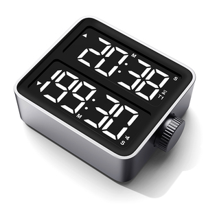 Doppia cucina Timer doppio canale conto alla rovescia cronometro Display a LED regolabile luminosità del Volume magnetico Timer digitale - Product Image 4
