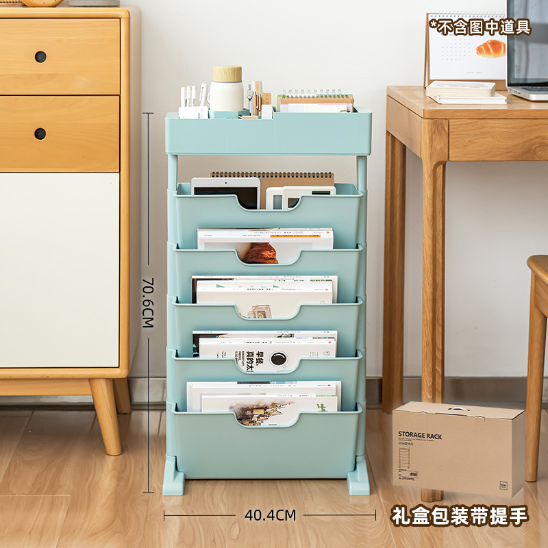 Blue - No drawers, no wheels