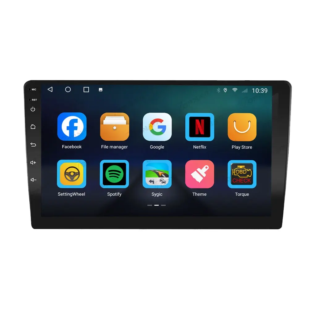 Système android 9 pouces voiture vidéo électronique stéréo plein écran tactile pour modèle de voiture universel lecteur multimédia GPS sans fil