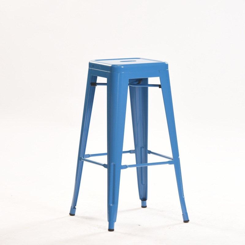 Light dark blue without backrest