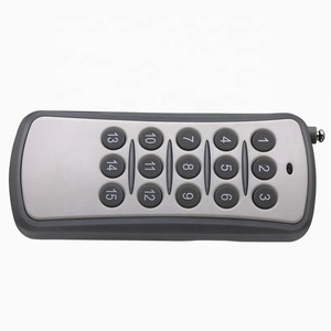 Control remoto RF Código de aprendizaje Personalizado 12-15 teclas Modelo de controles inalámbricos para sistema de alarma - Product Image 2