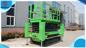 BEIGONK nuovo 6m 8m cingolato semovente forbice tipo pista di sollevamento a forbice per la vendita - Product Image 6