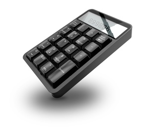 Mini teclado numérico digital inalámbrico OEM de venta directa de fábrica con teclas coloridas