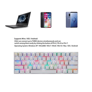 ISO do Windows <span class=keywords><strong>Android</strong></span> USB Sem Fio Bluetooth <span class=keywords><strong>4.0</strong></span> Teclado com Base de Alto Desempenho