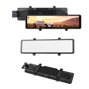 Đầy Đủ Màn Hình Cảm Ứng 3 Ống Kính Wifi Dash Cam HD 1080P Phía Sau Gương Đảo Lời Lái Xe Ghi Âm Cho Xe - Product Image 1