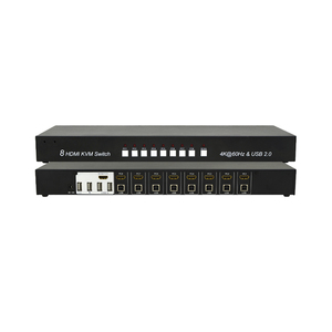 4K 8 Port HDMI <strong>KVM</strong> Switcher 8 <strong>Input</strong> <strong>1</strong> <strong>Output</strong> 8x1 HDMI2.0 <strong>Switch</strong> With USB2.0 HUB
