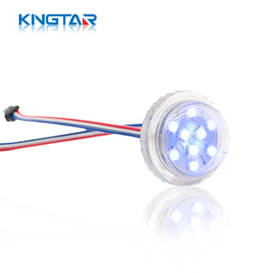 35mm Full Color RGB Pixel <strong>LED</strong> Lights Amusement <strong>LED</strong> Modules with IP67 <strong>DC</strong> <strong>12V</strong> Input ROHS Certified Blue <strong>Green</strong> Color Temperatures - Product Image 3