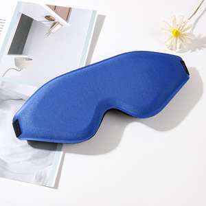 Derin fincan nefes bellek köpük uyku göz maskesi kapak 3D konturlu fincan uyku göz maskesi ve ayarlanabilir kayış ile körü körüne - Product Image 5
