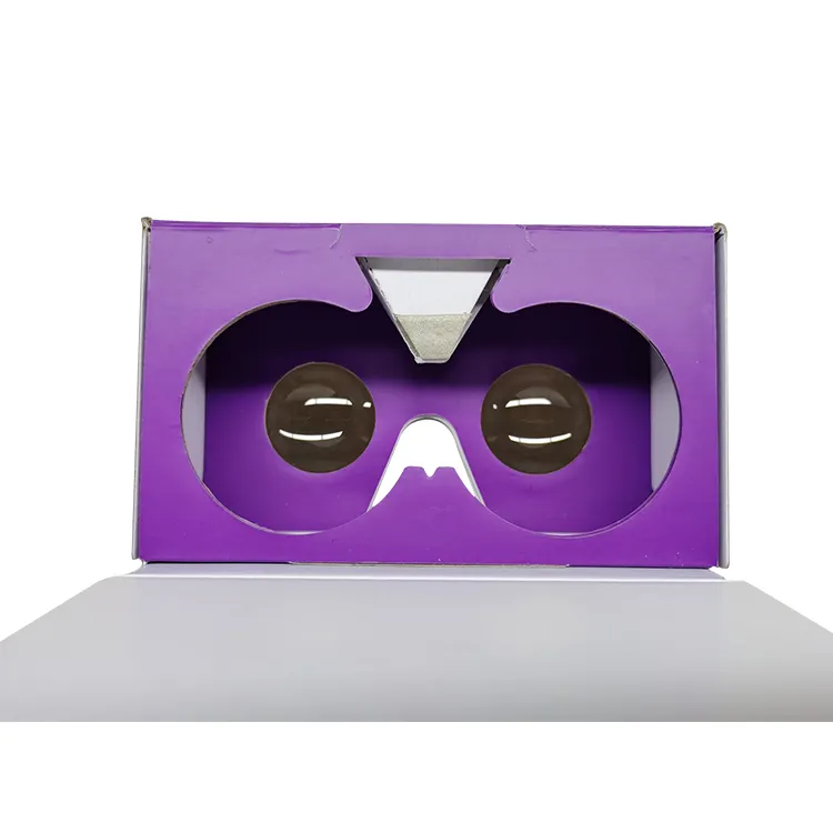 Cheap Price Custom Printing Logo Design OEM Virtual Reality Cardboard Custom Brand Logo Cardboard Glasses for 3d Video