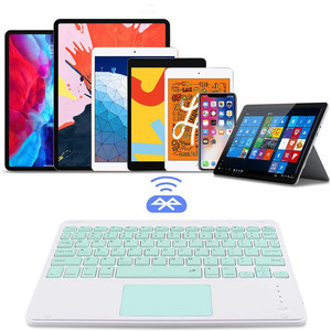 iPad平板手机的无线触摸板键盘安卓IOS触控板键盘俄罗斯西班牙语韩文字母贴纸 - Product Image 5