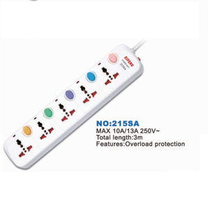 Customized Plug Universal Multi <strong>Extension</strong> <strong>Socket</strong> with Individual Switch <strong>Socket</strong> - Product Image 5