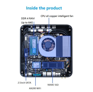 2023新しいゲーミングPC12th Ge In-tel i9-12900h/ i7-12700h/ i5-12450hデスクトップコンピューターUHD/iris xe GPU mini pc - Product Image 6