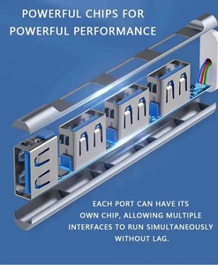 4 in 1 USB3.0ハブ4ポートハブモバイルコンピュータ拡張ドック配布デバイス - Product Image 4