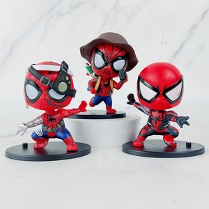 子供用おもちゃスパイダーマンヒーローアニメーションコレクションモデルおもちゃギフトアニメフィギュアスパイダーマン人形