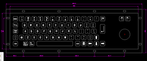 High Quality Tablet Pc <strong>Computer</strong> Metal <strong>Keyboard</strong> <strong>for</strong> Ipad Mini Steel Backlit Panel With Trackball Mouse - Product Image 4