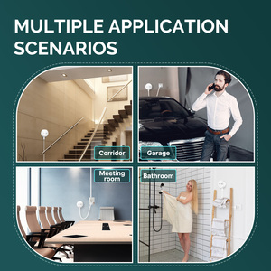 Sensor de movimiento de presencia humana ZigBee Wifi MmWave con detección de luminancia/distancia 5/110/220V Tuya Smart Life Home Automation - Product Image 3