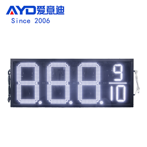 5 Ziffern Außen tankstelle Benzin LED Preis änderungen Pump Topper Regular Diesel 7 Segment LED-Anzeige bildschirm - Product Image 5