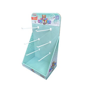 Складная витрина из гофрированного картона с крючками для игрушек - Product Image 3