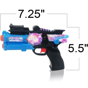 Cool Light up Toy Guns <strong>Space</strong> Blasters Gun with Flashing LEDs and Sound Effects Electric Toy Blaster Gun Set - Product Image 3
