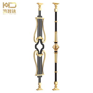 עיצוב מודרני מעקה דק מתכת מקורה למרפסת ומדרגות גבוהה יישום מלון איכותי התקנה קלה - Product Image 1