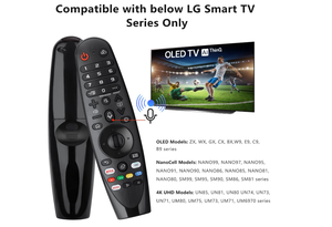 Smart TV Magic Fernbedienung Universal für LG Ersatz für UHD OLED QNED Kunststoff Voice Pointer Funktion in Box verpackt