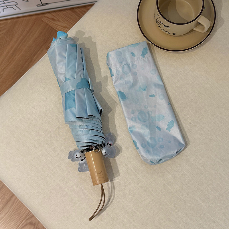 Blue Manual with fish