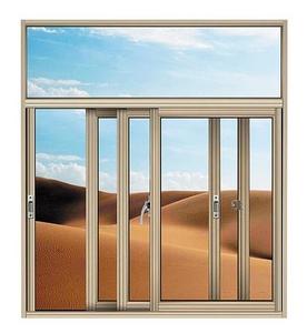 Aile konut alüminyum alaşım sürgülü Window105Series 3 parça alüminyum sürgülü cam pencereli pencereler - Product Image 1