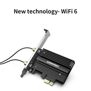 OFDMA技术Wifi6 MT7921芯片组适配器1800Mbps PCI-E无线双频Comfast品牌CF-AX180加网卡工厂 - Product Image 6