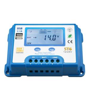 Em estoque 20A painel solar controlador pwm carregador solar controlador de carga solar