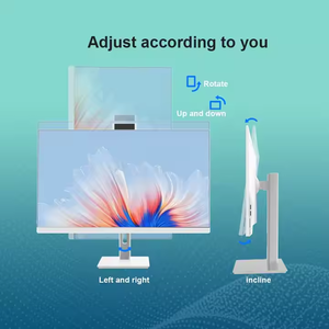 PC AIO de 23,8 "de fábrica para juegos de negocios, computadora Barebone de escritorio, procesador I3 I5 I7, pantalla táctil, computadora todo en uno - Product Image 2
