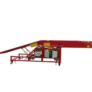 <strong>Container</strong>/Truck/Trailer <strong>Unloading</strong> Extendable <strong>Conveyor</strong> Hot Sale Telescopic PVC <strong>Conveyor</strong> With Hydraulic Pressure System - Product Image 3