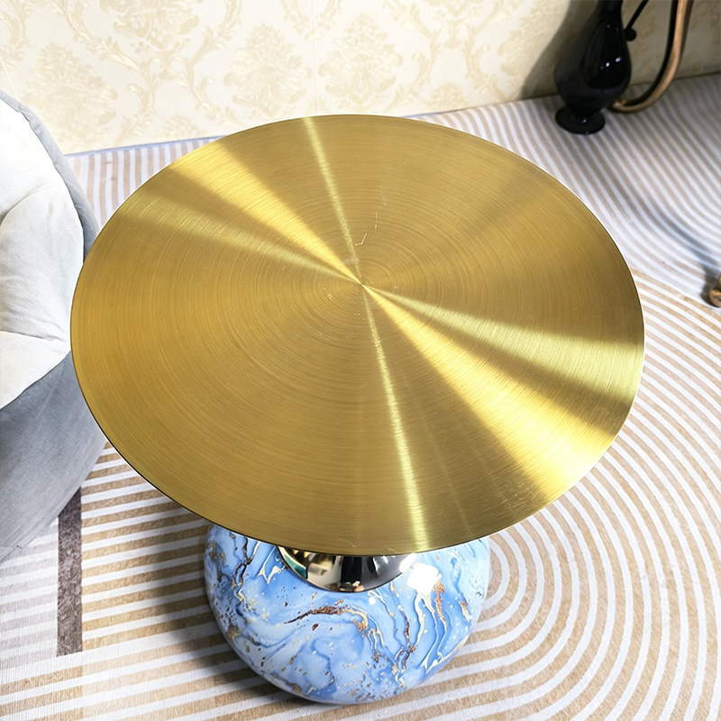 Snow Mountain Blue + stainless steel titanium flat plate 40*55cm
