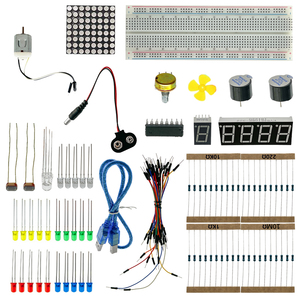 Essential DIY Electronic Components Kit mit Steck brett-und Zubehör werkzeugen für Prototyping und Lernen - Product Image 5