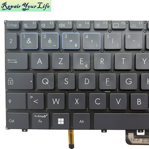 FR French Backlit Laptop <strong>Keyboard</strong> for ASUS ExpertBook B5 B5402 B5402EA B5402FBA B5402C <strong>Replacement</strong> <strong>Keyboards</strong> Navy Blue <strong>Keys</strong> - Product Image 3