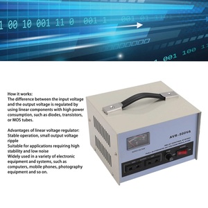 Estabilizador de voltaje automático Relé de uso doméstico monofásico Entrada de 150-260V Salida de 220V Regulador de voltaje de CA 2000W Potencia relacionada - Product Image 6
